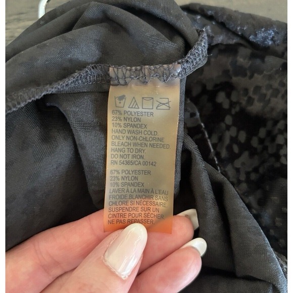 Velvet Burnout Top Dark Romantic Fairy Goth Scoop Neck Paisley Woman's Size 2XL - Picture 10 of 10